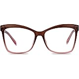 REECKEY Blue Light Glasses for Women, Computer Glasses Women Blue Light Blocking, Oversized Blue Light Filter Glasses Red, Ga