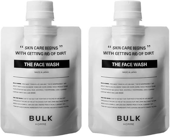 Amazon バルクオム 洗顔料 100g 2個セット メンズ スキンケア 男性 洗顔 濃密 泡 毛穴 おまとめセット Bulkhomme The Face Wash Bulk Homme バルクオム 洗顔フォーム 通販