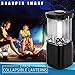 Sharper Image Collapsible LED Lantern Lamps with Handle 3 Pack, Great for Emergency and Survival Kits, Camping Lights, Indoor and Outdoor Flashlight Use, for Storms, Hurricane, Power Outage, Floods