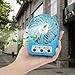 D-FantiX 3-inch Small Portable Fan 4 Speeds Rechargeable USB Desk Fan Personal Fan Mini Handheld Fan Battery Operated / USB Powered for Travel, Home and Office (Blue)