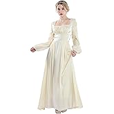 CR ROLECOS Women Victorian Dress Regency Ball Gown Medieval Renaissance Fairy Costume Halloween Party 3XL