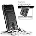 LG K20 Plus Case, LG K20 V Case, LG Harmony Case, LG Grace Case, JATEM [Belt Clip] Rugged Hybrid Dual Layer Kickstand Holster Combo + [2 Pack] HD Screen Protectors (Black/Black)