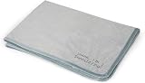 Petface Cord Pet Comforter Blanket Grey 1 Pack Fleece Crate Bed