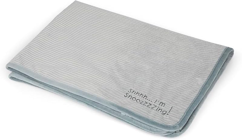 Petface Cord Pet Comforter Blanket Grey 1 Pack Fleece Crate Bed