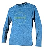 O'Neill Youth Hybrid UPF 50+ Long Sleeve Sun Shirt,Brite Blue,12