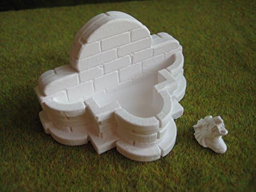 28mm Terrain Dungeon Accessories: Dragon's Head Well
