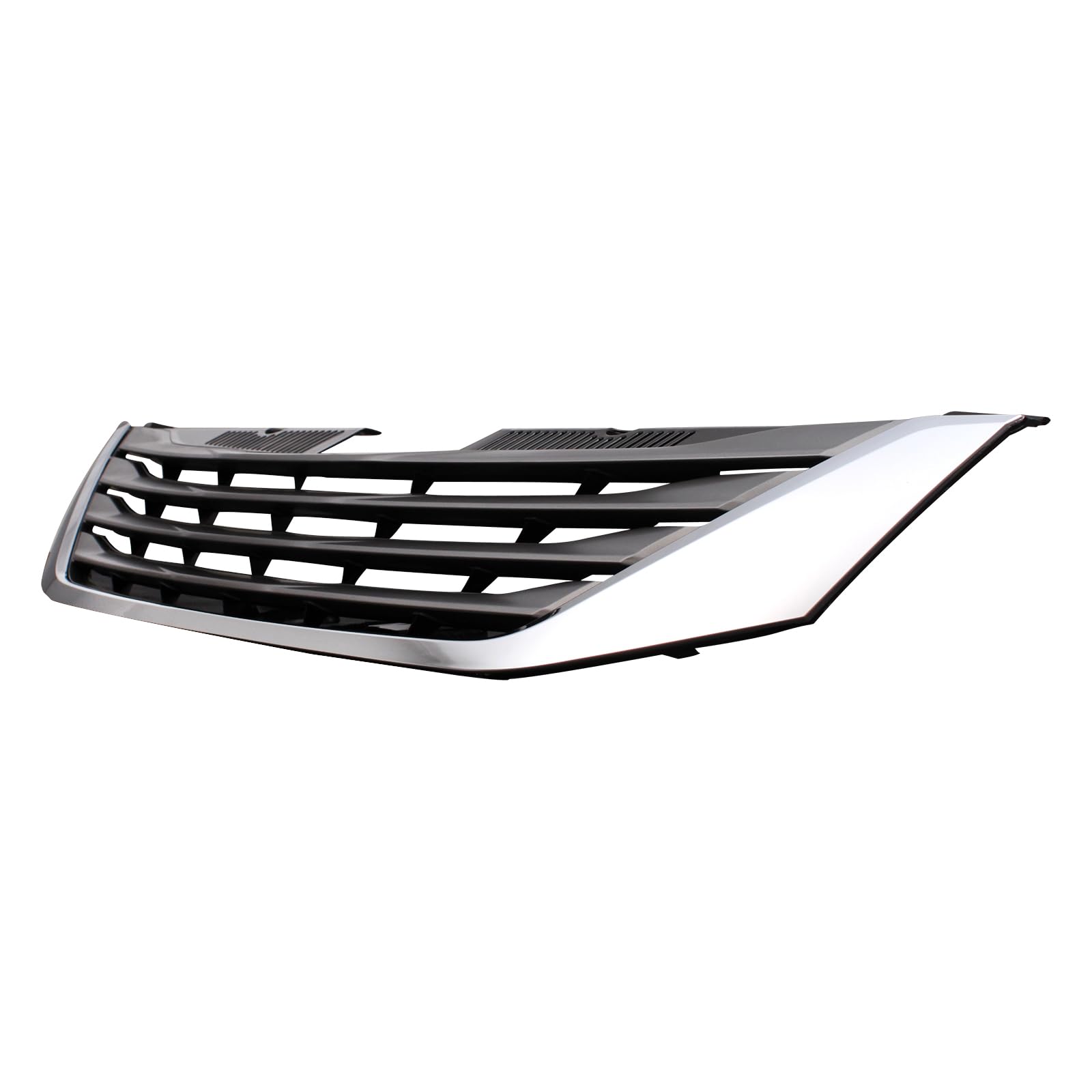 TYG Upgraded Front Grille Fit for 2011-2014 Toyota Sienna XLE w/o Premium Pkg with Chrome Molding, OE Style Replacement Non-Active Exterior Grille, Replaces 53101-08090 TO1200333
