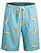 APTRO Men's Swim Trunks Quick Dry Colourful Swim Shorts Bathing Suit with No Mesh Lining