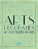 Arts Decoratifs: Art Deco Coloring Patterns by Papeterie Bleu