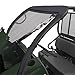 Classic Accessories QuadGear UTV Front Windshield, Fits Kawasaki® Mule 4000, 4010 4x4, 4010 4x4 Diesel, 4010 Trans 4x4 Diesel (2015 Models and Older), Black