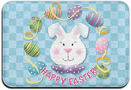 Happy-easter-2014-HD Wallpaper Theme Anti-slip Door Mat Home Decor Indoor Outdoor Entrance Doormat Rubber Backing 23.6 X 15.7 Inches