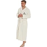 Personalized Plush Robe for Women and Men - His and Her Robes with Custom Name/Monogram - Super Soft Luxurious Spa Bathrobes