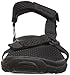 Skechers Women's Reggae Island Flat Sandal,Black Island,8 M US