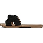 Soda Road ~ Women Round Toe H-Band Slide Sandal with Bow