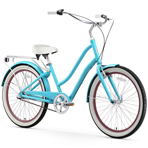 sixthreezero EVRYjourney Women's 3-Speed Step-Through Hybrid Cruiser Bicycle