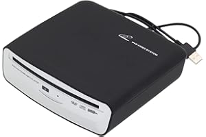 TENGERTANG Car External Universal CD Player USB External Car Slot-Load CD Player Compatible with Android Navigation (Android Version 4.4 and Above)/PC/TV-Plug and Play