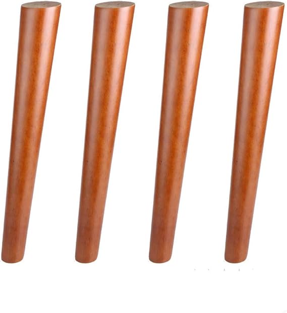 NBVCX Maschinenteile Massivholzmöbelbeine 4er-Set Tischbeine aus Holz