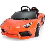 Licensed By Lamborghini Aventador LP700 6V Ride on Car with Remote Control PEARL ORANGE color