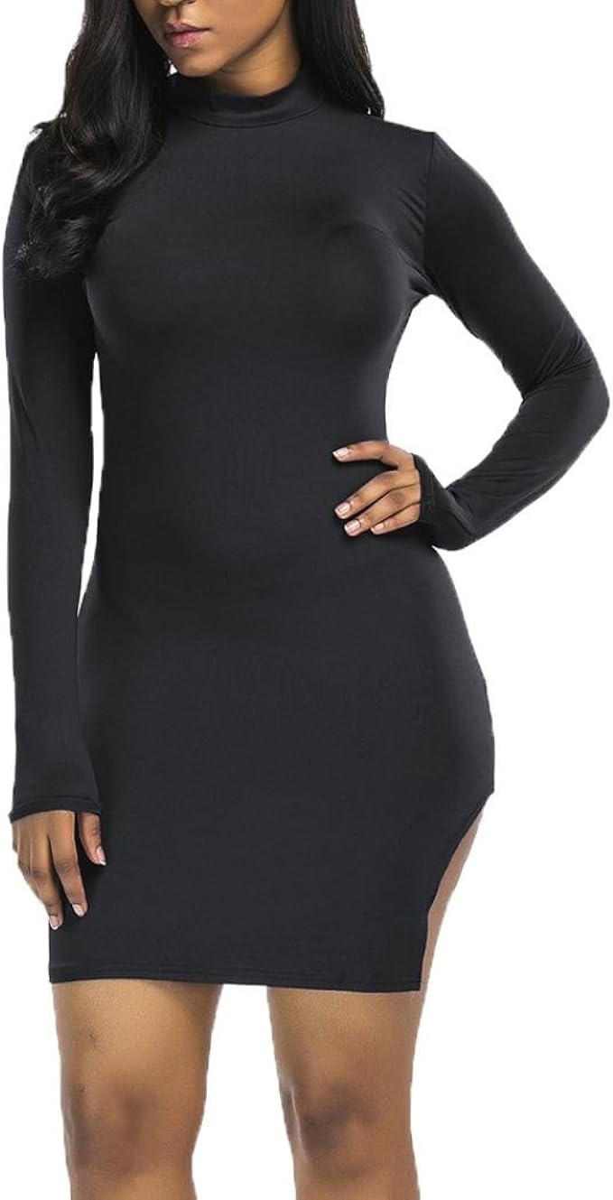 Schwarzes Kleid Weißer Kragen