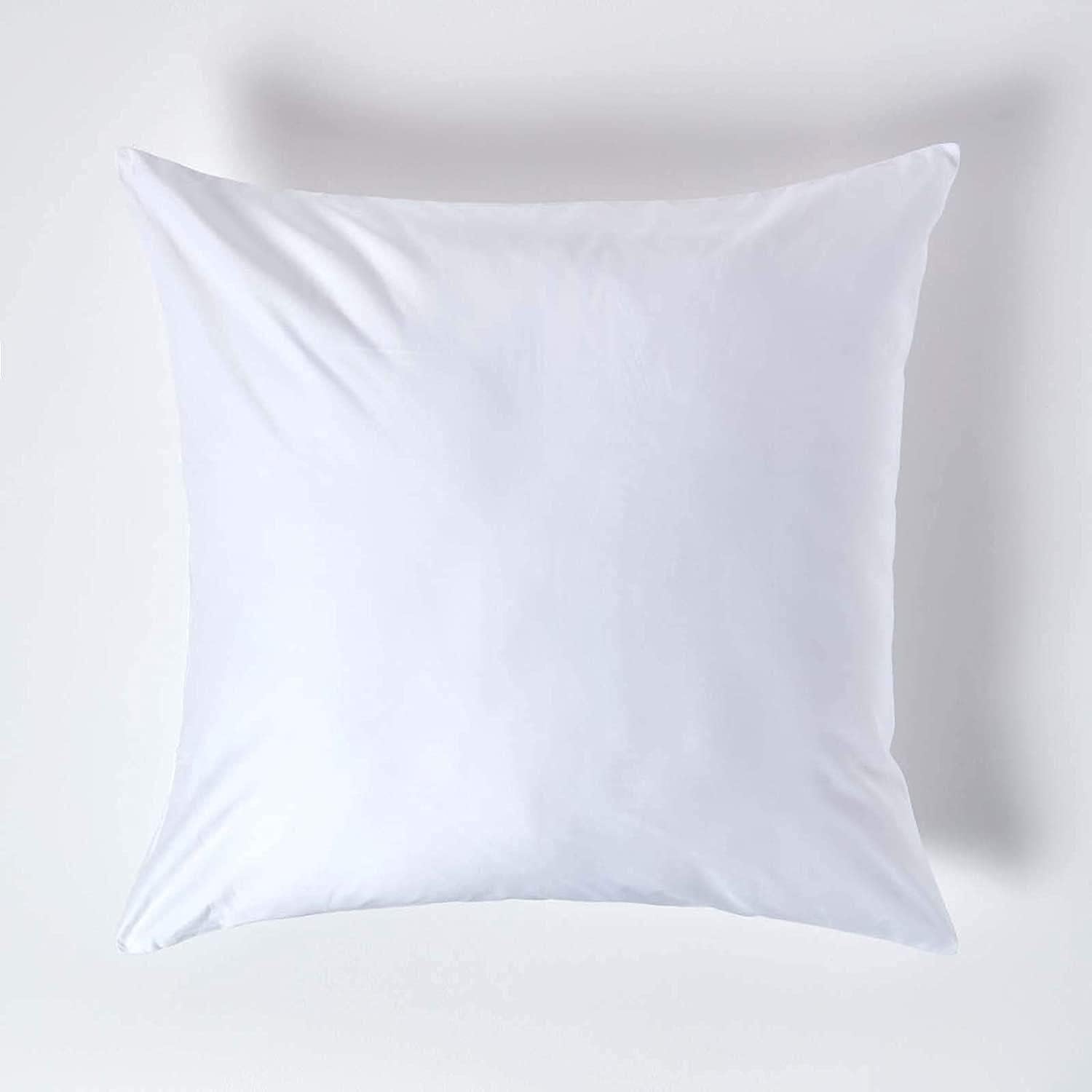 Ropa De Cama 1000TC Housewife Square/Continantal Pillow Case 1000% Egyptian Cotton Spreme White Pillow Covers Housewife European Square SIZE 65 x 65 CM