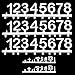 Half Inch Letterboard Letters: 144 Character White Alphanumeric Characters for Black Plastic Letter Boards with Alphabet, Numerals, & Punctuation (144 pieces, 1/2”, Helvitica Font)