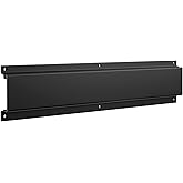 UUP Wall-Mount Garage Rail with 16-Inch Mounting Holes, Compatible with Standard 16" Studs, Hold Up to 250lbs, Black