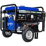 DuroMax XP4400EH Dual Fuel Portable Generator-4400 Watt Gas or Propane Powered-Electric Start- Camping & RV Ready, 50 State Approved