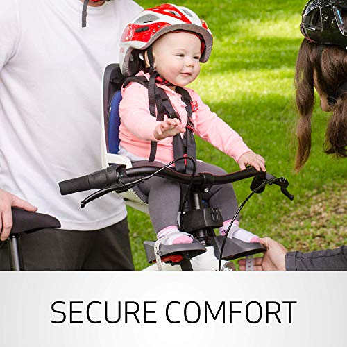 Hamax Observer Front Child Bike Seat (Grey/Red) - Thumbnail 5