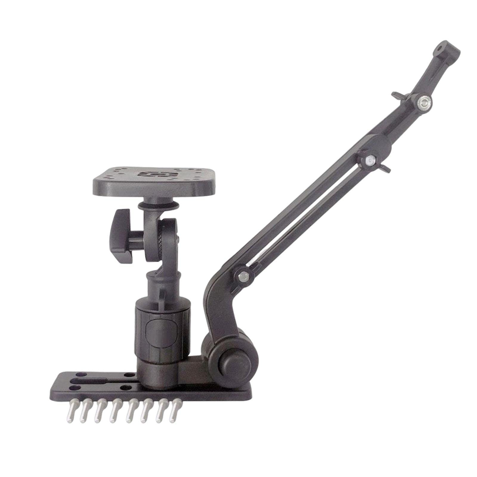 MagiDeal Mount Holder Transducer Mounting Arm Universal Electronic Mount Support for Kayak Boat Easy Install