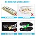 Foot Acupressure Magnetic Massaging Insoles - Massage Insoles Reflexology Plantar Fasciitis Pain Relief Breathable Deodorant Comfort Bamboo Charcoal Silicone Insoles for Men and Women