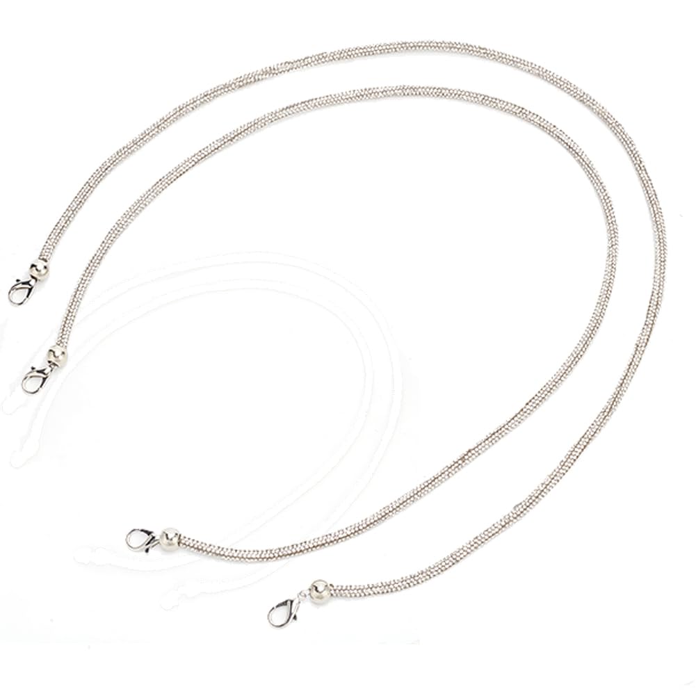 PH PandaHall 2pcs Crystal Rhinestone Purse Straps 30.7inch Long Replacement Purse Straps Crossbody Bag Chain Straps Replacement Shoulder Straps for Women Bag Satchel Accessories, 6mm Wide