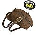 TrailMax Leather Pommel Pocket Horse Saddle Bag for Western Or Endurance Saddle, Premium Leather with Brass Buckles, Part of The Leather & Canvas Collectionthumb 1