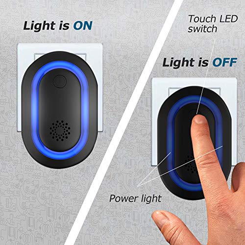 Eradream Ultrasonic Pest Repeller, Pest Repeller Plug in for Pest Reject, 2019 Newest Electronic Rodent Repellent Indoor Use for Bug Spider Ant Mice Roach Other Insects(2 Pack) - Thumbnail 3