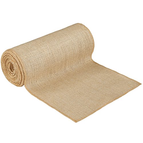 Burlap Table Runner Roll, 12" x 10 yards Burlap Table Runner Roll With finished Edges