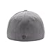 Dion Wear Crusader Cross Cap - Flex Fit Baseball Hats for Men (S/M Black on Grey)