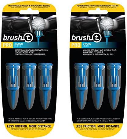 Brush T 3-Wood - 2" Blue Tees (2 Count)