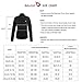 baleaf Women's Cycling Jacket Windproof Thermal Winter Running Cold Weather Gear Waterproof Softshell Warm Black Size L