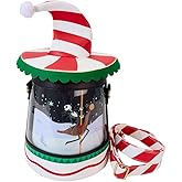 Loungefly The Nightmare Before Christmas Candy Cane Carousel Spinning Figural Crossbody Bag