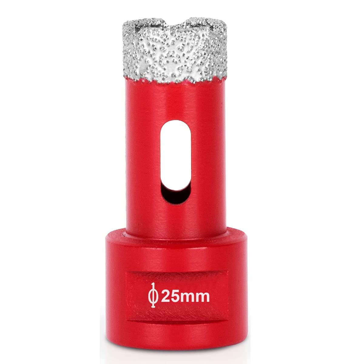 1PC Diamond Drill Bit,Dry Diamond Drill Core Bit Diameter 25mm Angle Grinder Hole Saw Opener M14 Connection Vacuum Brazed Drilling Tile Porcelain Granite Marble