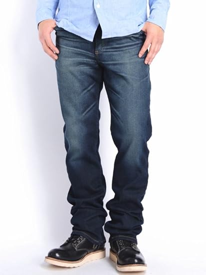 Amazon エドウィン Edwin ジャージーズ Jearseys メンズ ストレート デニム 126 濃色ブルー Er003 126 Xs 126 濃色ブルー ジーンズ 通販