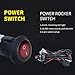 LED Light Bar Wiring Harness Kit,Aaiwa 14AWG Heavy Duty 12V On-Off Switch Power Relay Blade Fuse for Off Road LED Work Light Bar -12FT 1 Lead