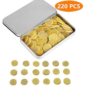 Hopttreely 220 Pieces Pipe Screen Filters, 3/4