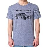 GarageProject101 1973 Martini Racing Porsche T-Shirt XL Athletic Gray