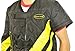 DT Scratch Jacket with Attachable Long Sleeve, Black/Yellow, XX-Large (Size: 46-Inch)