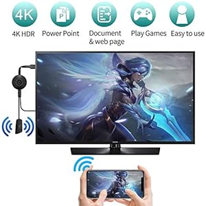 WiFi Display Dongle, HDMI Streaming Stick Display Dongle, Mobile Screen Mirroring Ricevitore dal telefono al grande… - immagine 3