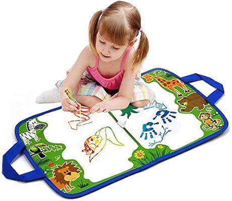 لوحة رسم مائية مائية سحرية للأطفال من H2odoodle لوحة رسم مائية للأطفال حصيرة للرسم المائية لوحة رسم تعليمية للأطفال الصبية والبنات 12x18inch Amazon Ae