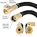 Hospaip 50ft Garden Hose - ALL NEW Expandable Water Hose with Double Latex Core, 3/4