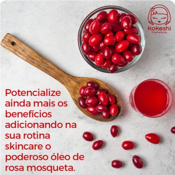 Kit Renovadores Kokeshi Pele Porcelana Óleo de Rosa Mosqueta para o rosto
