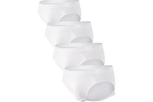 DAVID ARCHY Men's Briefs Micro Modal Dual Pouch Briefs Support Pouch Underwear Breathable Soft Briefs for Men 4 or 7 Pack