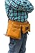 Active Kyds Real Leather Kids Tool Belt/Child's Tool Pouch for Costumes Dress Up Role Play (Brown)